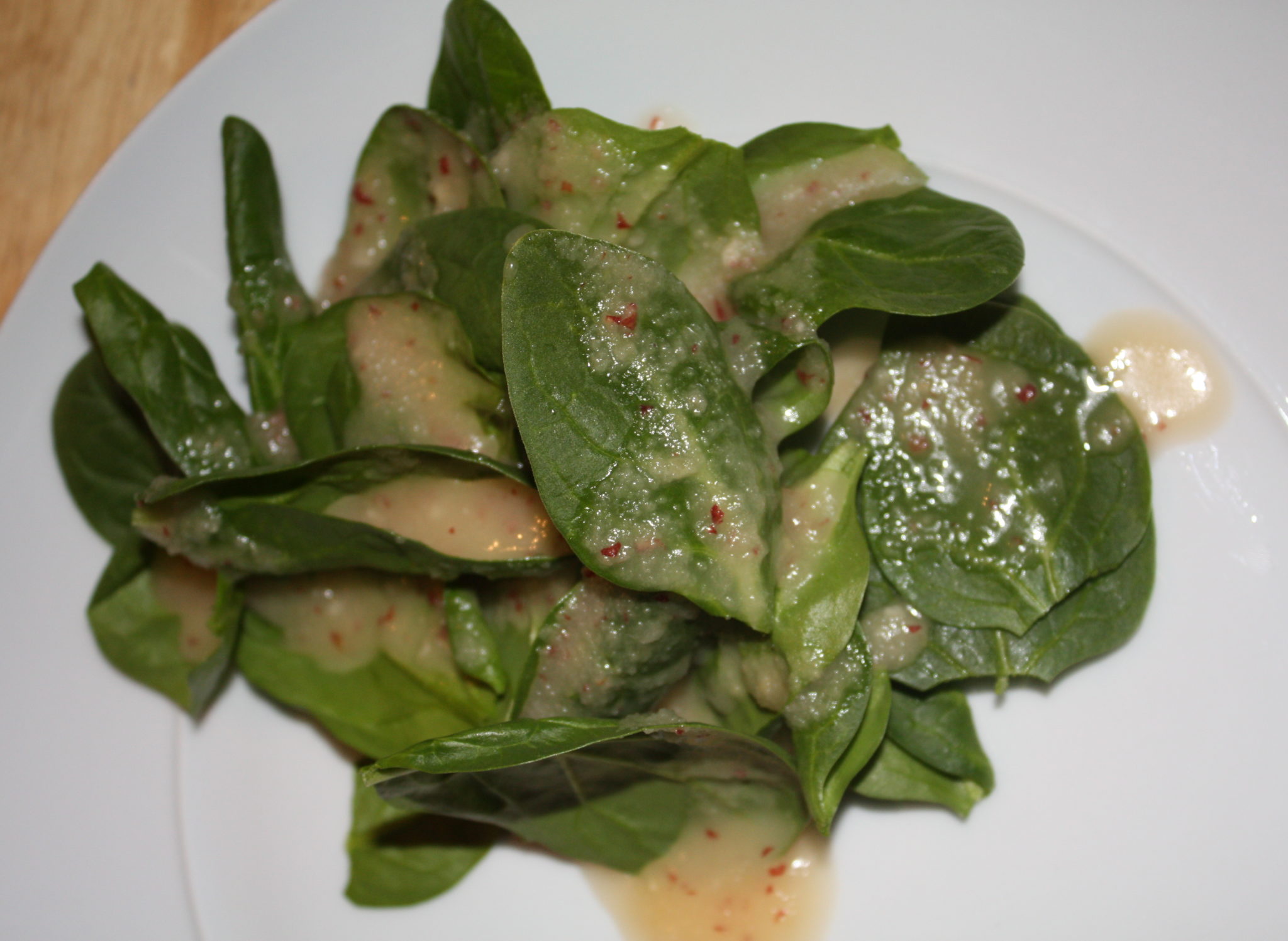 Apple Spinach Salad 