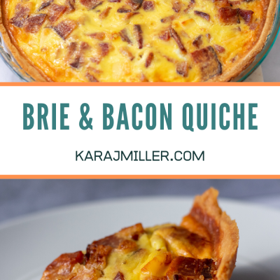 Brie & Bacon Quiche