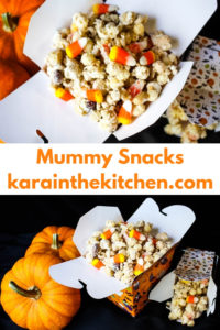 Mummy Snacks Halloween - Kara in the Kitchen