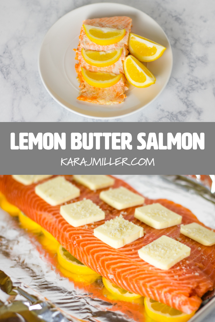 Lemon Butter Salmon | Kara J Miller