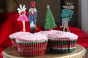 Nutcracker Surprise Cupcakes - karainthekitchen.com