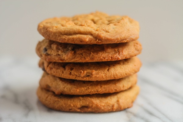 Peanut Butter Chocolate Chip Cookies  - karainthekitchen.com