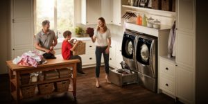 LG TwinWash laundry Family Kara in the Kitchen.com Best Buy