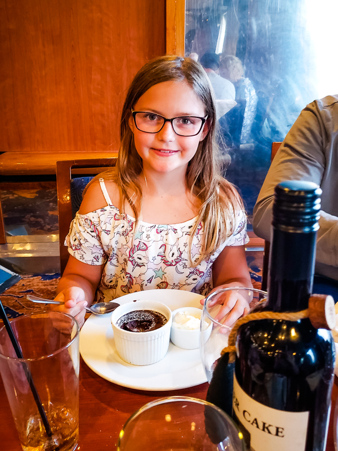 Carnival's Melting Chocolate cake