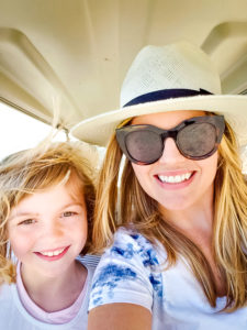 Lola and Mommy golf Cart Catalina Island