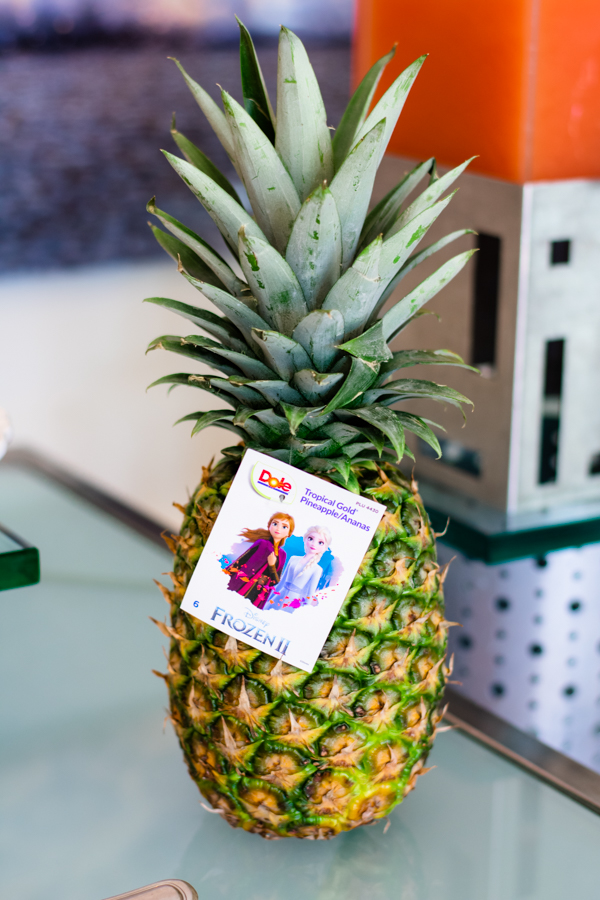 dole pineapple with frozen 2 tag
