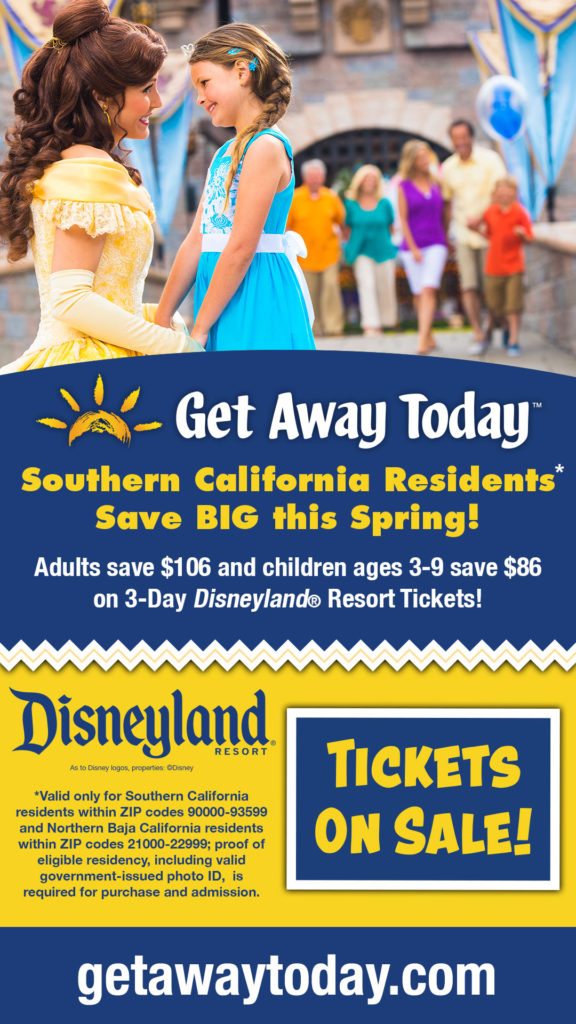 Southern California Resident Discount Disneyland Tickets Kara J Miller