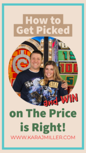 How to get picked and win on the price is right