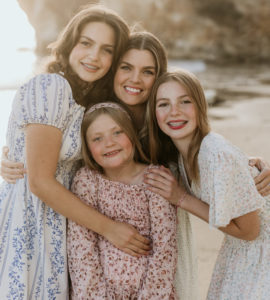 Kara J Miller with daughters